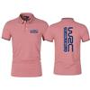 GXEBOPS Polo da Golf da Uomo W-R_C Service T-Shirt a Maniche Corte T-Shirt Casual Polo Tee/D/XL