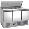 FORCOLD Saladette refrigerata - N. 3 porte - cm 136.5 x 70 x 85 h