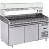 FORCOLD Banco pizza 2 porte - Vetrina - cm 151 x 80 x 143.5 h