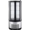 FORCAR Espositore refrigerato - Vetro tondo - Statico - Capacità 100 Lt - cm Ø 48 x 103 h