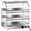 D.L. SERVICE Vetrina calda 3 ripiani e ante in plexiglass - cm 50 x 35 x 55 h