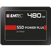 EMTEC ECSSD480GX150 - Disco SSDInterno 2,5 SATA Collection X150 Power Plus - 3D NAND - 480 GB