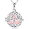 EUDORA Harmony Ball EUDORA Collana per Gravidanza con Sfera dell'Armonia per Donne, Ciondolo Albero della Vita Chiamatore di Angeli Campana dei Desideri Regalo di Gioielli con Sfera del Messico, 45 + 30