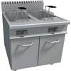 D.L. SERVICE Friggitrice a gas - Capacità litri 17+17 - cm 80 x 90 x 85 h