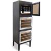 TECFRIGO Espositore modulare vino - Temperatura +5/+20°C - cm 65 x 61 x 188 h