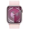 Apple Smartwatch Apple Watch Series 9 GPS 45mm Cassa in alluminio con cinturino Sport loop Rosa confetto [MR9J3QL/A]