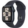 Apple Smartwatch Apple Watch SE GPS 40mm Cassa in alluminio con cinturino sportivo S/M Mezzanotte [MR9X3QL/A]