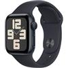 Apple Smartwatch Apple Watch SE 2023 GPS 40mm Cassa in alluminio con cinturino sportivo S/M Mezzanotte [MR9X3EU]