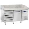 COOL HEAD Banco pizza con 1 porta e cassettiera - cm 150 x 80 x 104 h