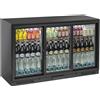 COOL HEAD Vetrina espositiva refrigerata - Capacità Lt 302 - 3 Porte a vetro - cm 135 x 52 x 86h
