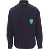 Camicia Uomo Manica Lunga Cotone Con Spalline Gradi Paracadutisti Folgore Parà