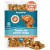 AmeizPet Cibo Secco per Cani, Deliziosi Biscotti per Cani, Integratori per Cani Anziani, Trattini Masticabili per la Longevità per Cani Anziani da 75g (2.6 oz)