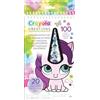 CRAYOLA - Creations, Set Fantasia Unicorno, Album con 20 Pagine da Colorare e 100 Adesivi, attività Creativa per Bambini, età 6+, 04-1174