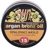 Vivaco Sun Argan Bronz Oil Glitter Effect SPF15 burro abbronzante con olio di argan con glitter 200 ml