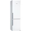 Bosch KGN39VWEQ Serie 4, Frigorifero combinato da libera installazione, NoFrost, Cassetti VitaFresh, PerfectFit, Luce LED, Bianco, 203 x 60 cm