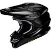 Shoei Casco Moto Cross Enduro Shoei VFX-WR 06 Mono Nero Lucido