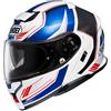 Shoei Casco Moto Modulare Shoei NEOTEC 3 Grasp TC-10 Blu Bianco