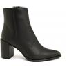 Vegan Shoes Italy VSI NIAS Stivaletti ecologici texani nero mais tacco punta scarpe vegan Made in Italy
