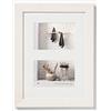 walther design Bianco Polare 2X 10x15 cm Galleria con passe-partout, Home Cornice in Legno HO215V