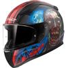 LS2 Casco LS2 FF353 Rapid 2 Zombie nero rosso