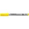 STAEDTLER penna universale Lumocolor non-permanent, colore giallo, punta M da 1.0 mm, confezione da 10, 315-1