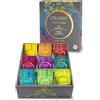 Creano Set Regalo Tisana Biologica - 90 Bustine di Tè alle Erbe in 9 Varietà Diverse | Infusi Bio Misti 180g, Idea Regalo Benessere e Relax*