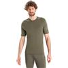 Icebreaker Maglietta a Manica Corta da Uomo - 100% Lana Merino per Escursioni, Sport, Corsa, Fitness - Loden, L