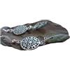 Asai Bolivien Ethno Tribal Manufaktur ✿ Orecchini fiocco di neve & HOWLITE STONE ✿ Ethno