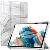 ZtotopCases Custodia per Nuovo Samsung Galaxy Tab A8 10.5 Pollici 2021, Materiale TPU, Protettiva Antiurto Cover con Auto Svegliati/Sonno per Samsung Galaxy Tab A8 2021, Marble Bianco