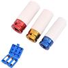 TOPWAY Set di chiavi a bussola in lega di alluminio 3pz 1/2 Drive 17mm 19mm 21mm oro rosso blu acciaio al cromo vanadio