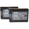 vhbw 2x Batteria Set 500mAh (7.2V) compatibile con Camcorder Fotocamera Sony Cybershot DSC-HX100, DSC-HX100V,DSC-HX200V,DSC-HX200V, HXR-MC1P sostituisce NP-FH40, NP-FH50