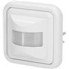 Miratic Rilevatore di Movimento da Incasso Interruttore Portata 9m/160° Compatibile con LED: 5W-125W Montaggio in Scatola da Parete Ø60 mm IP20