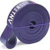 ANTER® Gomma di resistenza individuale per il fitness a casa | Fascia elastica muscolare ad alta durata | ideale per allenamento, fisioterapia e yoga, adatta per donne e uomini (#3 viola)