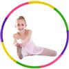 AolKee Hula Fitness Hoop Bambini, AolKee Plastica Staccabile Hula Fitness Hoop per bambini, divertimento e fitness per ragazzi e ragazze, perfetto per danza, palestra e attività fitness