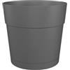 Artevasi Vaso largo Capri Riserva d'acqua 40cm Antracite