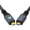 Twozoh Cavo da Micro HDMI a Micro HDMI 0,3M, Tipo D Maschio a Maschio, Supporto 3D/4K 1080p