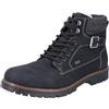 Rieker Stivali stringati da uomo F3642, Nero, 41 EU