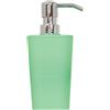 MSV Dispenser di Sapone Verde Rivestito Olio in Gomma, Acrilico
