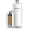 Philips Water Filtro da doccia In-Line, 1 confezione, riduce il CLORO fino al 99%, facile da installare, adatto a tubi e rubinetti standard, Bianco, filtrazione 50.000 L