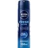Nivea Men Fresh Active Deodorante Spray 150ml Antitraspirante Uomo Per 48 Ore