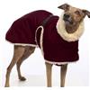 DTREEL Cappotto Invernale Per Cani Caldo Addensato Abbigliamento Whippet Levriero Labrador Giacca Da Pastore Cappotto Foderato In Pile Giacca Per Cani Outdoor Antivento Impermeabile Addensato Caldo