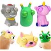 Xionghonglong Squeeze Giocattoli,4 Pezzi Antistress Squeezes Toys,SqueezeBall | Palla Antistress Morbida e Flessibile, Ideale per Alleviare lo Stress,Perfetta per Adulti, in Ufficio o Casa,Resistente