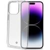 Celly Custodia Celly Hexagel per Apple iPhone 15 Pro Max Trasparente [HEXAGEL1056WH]
