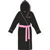 BLACKPINK Rock Off Trade Blackpink Accappatoio Band Logo Nuovo Ufficiale Longsleeve Rosa Unisex, Nero, Medium-Large