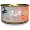 Schesir Silver per Gatti Senior Filetti in Brodo da 70 gr Gusto Pollo