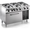 D.L. SERVICE Piano cottura a gas - N. 6 fuochi - Forno elettrico - cm 120x 70 x 85 h