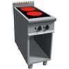 D.L. SERVICE Cucina in vetroceramica 2 zone di cottura - Con mobile - cm 40 x 90 x85h