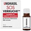 Unghiasil Dispositivo medico per verruche in flacone con pennellino 10ml + 9 cerotti copriverruca