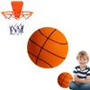 Fulenyi Basket-Ball Tranquille - Pallone da basket Silenzioso di taglia 7 | Pallone in schiuma flessibile e silenzioso, pallacanestro muto per varie attività indoor, adolescenti e adulti