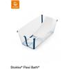 Stokke - vaschetta da bagno pieghevole Flexi Bath con Supporto Newborn omaggio - Transparent blue